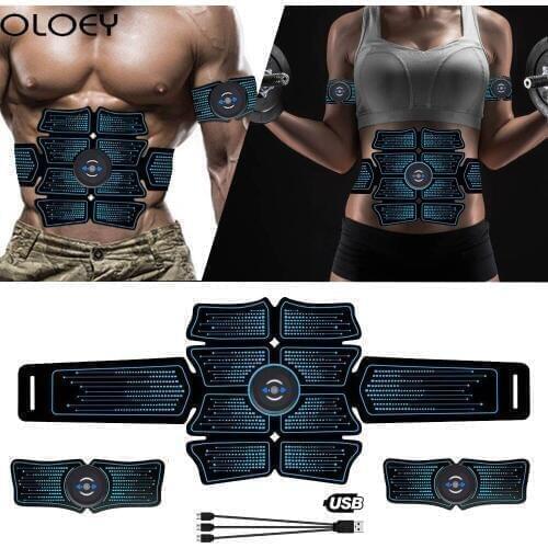 Recharge Wireless Muscle Smart Fitness Abdominal Vibrating Belt Electromagnetic Stimulation Of Muscles Sculpting at Home Workout