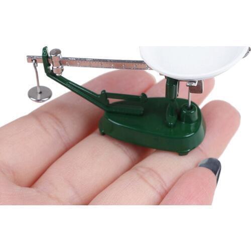 1:12 Dollhouse Miniature Mini Platform Balance Scale Toy Match For Forest Animal Family Collectible Gift