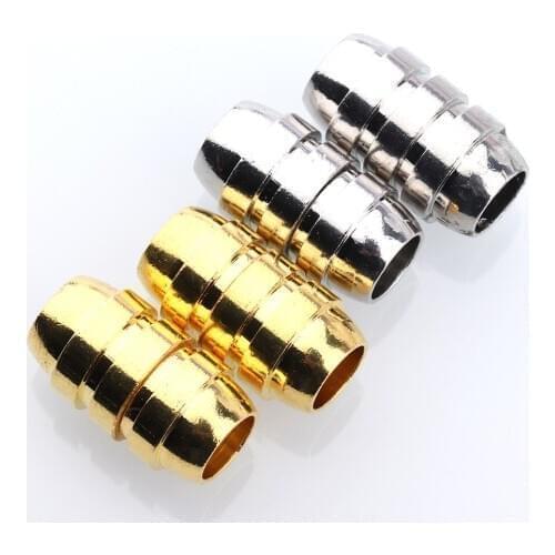 10pcs 10 * 20mmdiy Bullet Shape Strong Magnetic Clasp Bracelet Buckle Necklace Buckle Accessories Leather Rope Buckle 6g