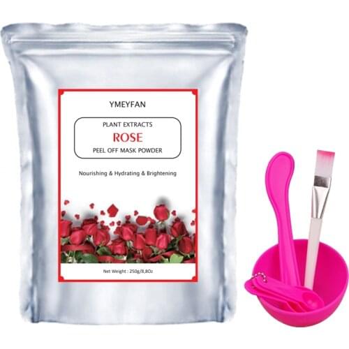 100pcs/Lot Private Labeling Wholesale Jelly Facial Mask Powder Natural Organic Beauty Skin Care Products
