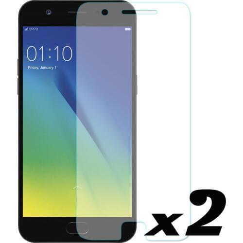 2pcs 9H Hardness HD Tempered Glass Screen Protector Explosion-proof Anti Scratch Protective Front Glass Films For Oppo A57 / A39