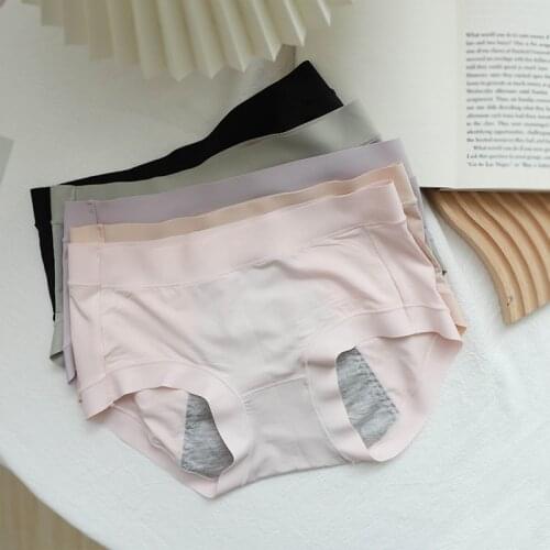 60s count modal Seamless Menstrual period Panties women underwear Physiological pants menstruation Panties women N787