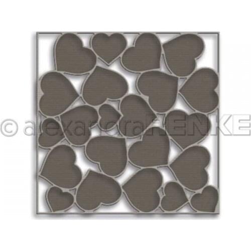CH 2021 New Arrival Hearts 3D Gift Stitched DIY Scrapbooking Stamps Craft Embossing Die Cut Making Stencil Template