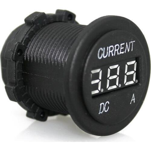 DC 12-24V 10A Car DC Digital Ammeter LED Amp Meter For Car Motorcycle