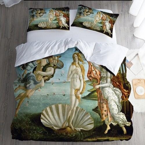Home Textiles Oil Printing Duvet Cover Set Last Dinner Bedding Sets Queen King Size 2/3 pcs Soft Comfortable Bed Covers