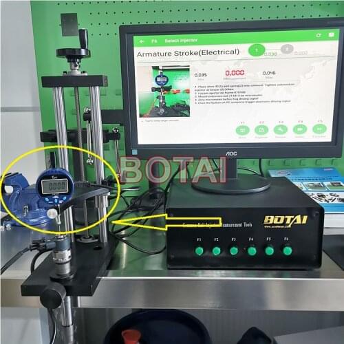 Dial indicator for common rail injector valve stage 3 AHE stroke measuring tools CR3A CR3C CRM100 CRM900 CRM10000A CRM920