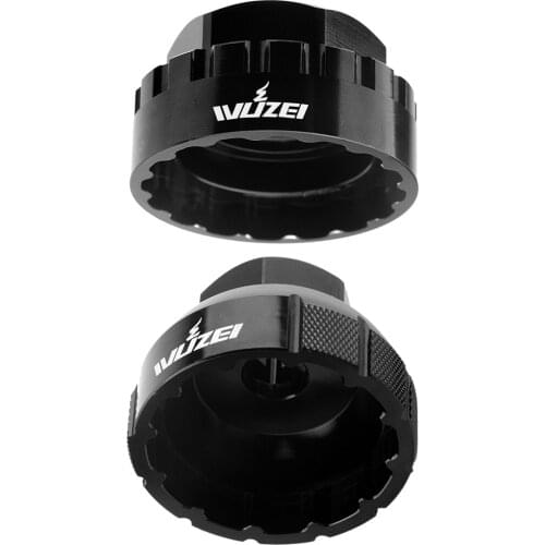 Bike Bicycle 12 Notch Bottom Bracket Install Remover Tool for Fit 48mm 24.35mm External Threaded - Aluminum Alloy