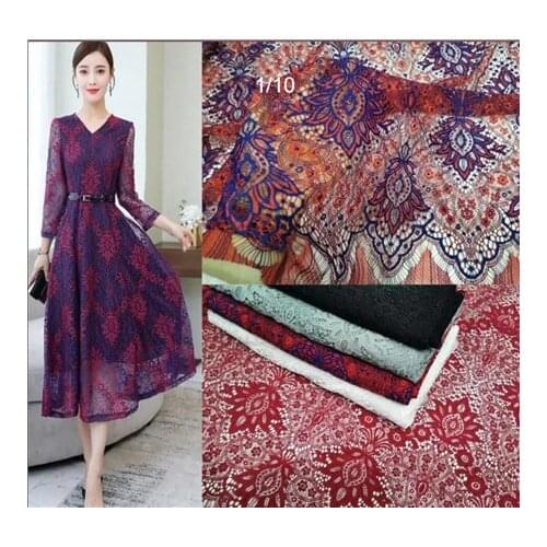 Lace fabric clothing fabric hollow lace home lace fabric