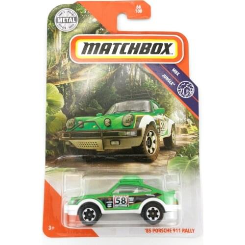 2020 Matchbox Car 1:64 Sports car 85 PORSCHE 911 RALLY Metal Material Body Race Car Collection Alloy Car Gift
