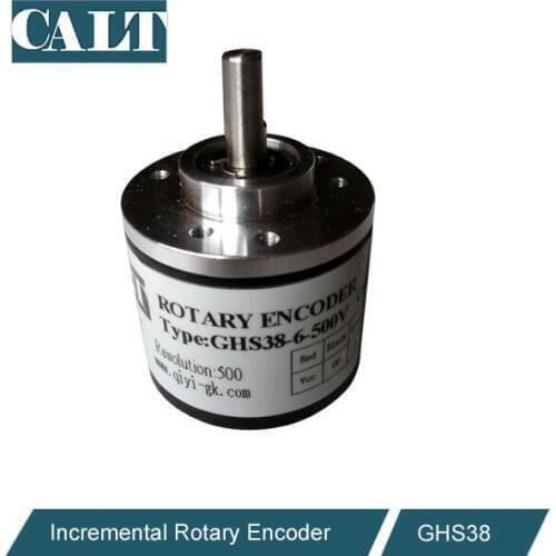 GHS3806 npn signal output 2500 PPR optical linear encoder reflective optical speed encoders with cable