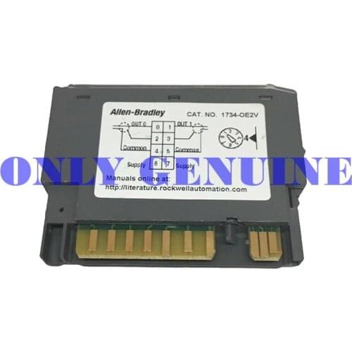 Original Allen- Bradley 1734-OE2V I/O 2 Point AB PLC Module 1734-OE2V