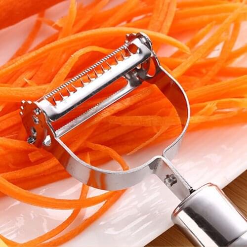Stainless Steel Vegetable Peeler Julienne Peeler Potato Carrot Grater Vegetable Fruit Slicer Shredder Kitchen Gadgets