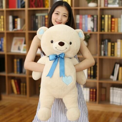 Hot Nice New 1pc 60CM Huggable Lovely Teddy Bear Plush Toys Soft Hand Warmer Popular Birthday Valentines Gifts For Girls Kids