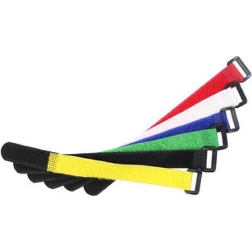 Buckle Velcro cable tie Nylon model binding with reverse buckle Velcro storage tie line