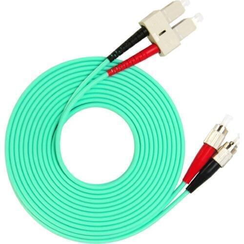 SC to FC 10GB Laser Optimized Multimode Fiber Patch Cable OM3 SC/UPC to FC/UPC optical fiber patch cord 3M 5M 10M 15M