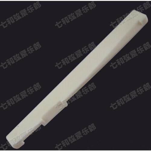 Left handed Bone Bridge Saddle for Acoustic folk Guitar,Backhand Acoustic Guitar Bridge Saddle 72 x 3 x 9mm