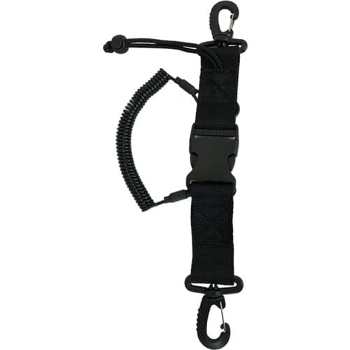 Diving Camera Lanyard Spring Coil Camera Scuba Diving Quick Release Buckle Clips Underwater Pool Accessories