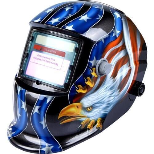 High Quality Welding Mask Solar Auto Darkening Welding Helmet cap Arc Tig Mig Grinding Eagle Welding & Soldering Supplies