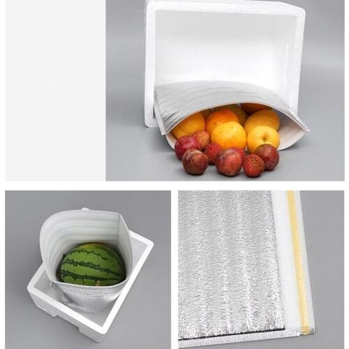 10Pcs Lunch Cooler Bag Insulated Convenient Aluminum Foil Aluminum Foil Lunch Cooler Bag for Kitchen