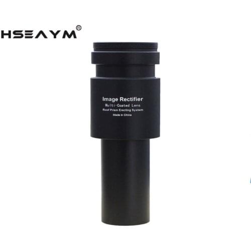 1.25 Inch Image Rectifier Inside 1.5X Barlow Lens Erecting Prism Camera Adapter for Newtonian Reflector Astronomical Telescope