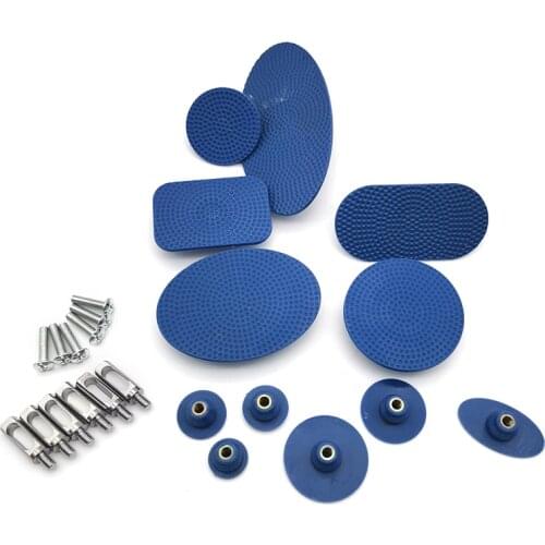 12pcs Car Dent Repair Gasket Blue Glue Tabs Paintless Dent Repair Tools For Car Body Dent Repair Set