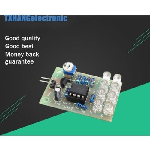 12V Breathe Light LED Flashing Lamp Parts Electronic DIY Module LM358 Chip 8 LED diy electronics