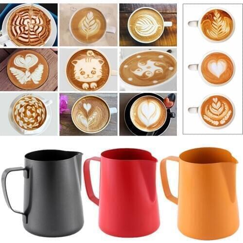 400ML Sizes Stainless Steel Milk Frothing Jug Frother Coffee Latte Container Pitcher Milk Jugs