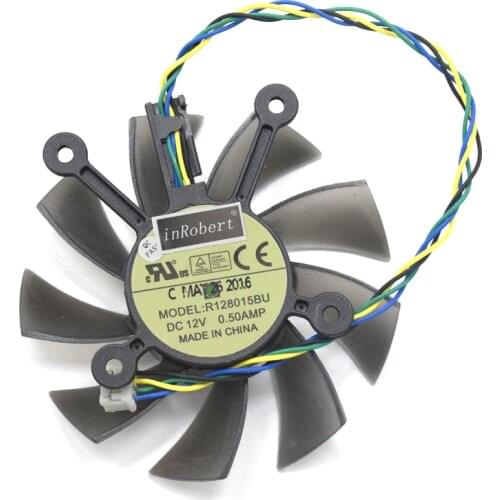 75mm 4pin Radeon HD 7770 GTX750 GPU Cooler Fan For ASUS GTX 560Ti 650 GTX550Ti 250X Radeon HD7770 HD7850 Graphics Card Cooling