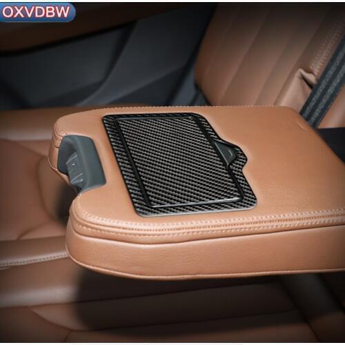 For Audi Q7 S line 2016-2019 Accessaries Interior Modification Back drain cup panel Trim Car Stickers Decor Covers Car-styling