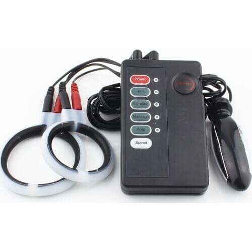 Electro Shock Pulse Anal Plug Bullet Anal Vibrator Electric Stimulate Penis Plug Prostate Massage Masturbator Sex Toy For Couple