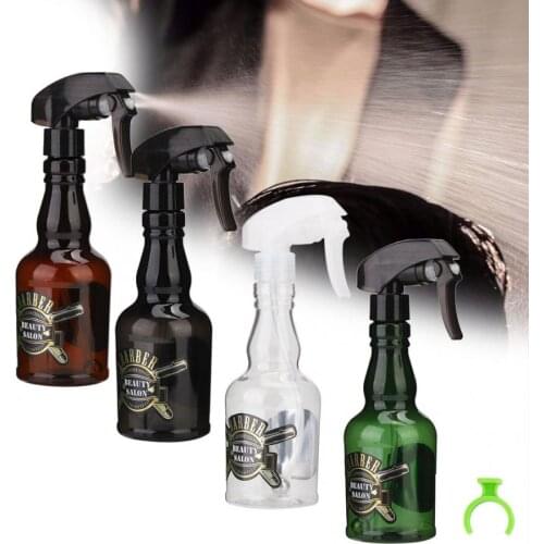 Barbershop 280ml Vintage Water Sprayer Refillable Barber Empty Spray Bottle Hair Atomizer Accessory Pro Hair Salon Supplies Tool