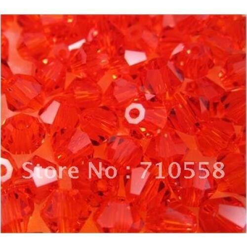 Free Shipping, 720pcs/Lot 4mm hyacinth color Chinese Top Quality Crystal Bicone Beads