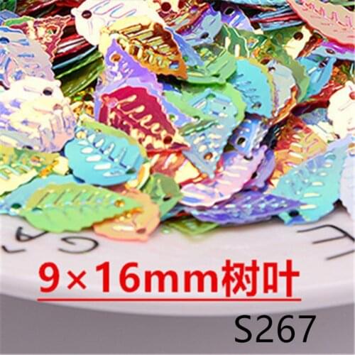 10g/pack 9x16mm sequin glitter Paillettes Sewing Wedding Decoration Craft Scrapbook DIY Accessories S262