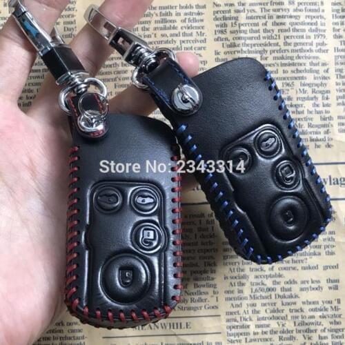 Genuine Leather Remote Key Bag Car Smart Key Case Cover Accesories For Honda Freed Gb3 2012 2013 2014 2015
