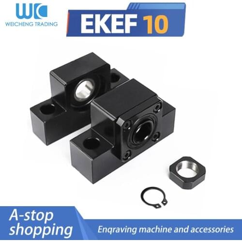 EK10 EF10 Ballscrew End Supports for SFU4005/4010 Ball screw CNC Part EKEF10 end support