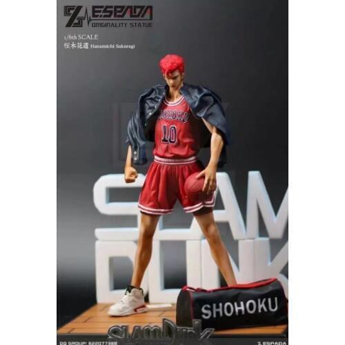 GK Anime SLAM DUNK Hanamichi Sakuragi Big Size Statue Figure Model Toys 33cm