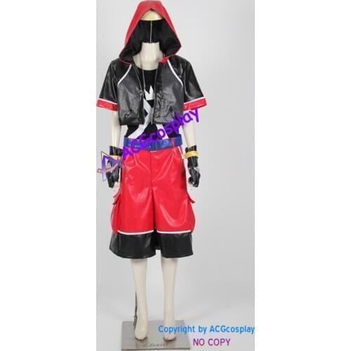 Kingdom Hearts Dream Drop Distance Sora Cosplay Costume include necklace and gloves prop acgcosplay