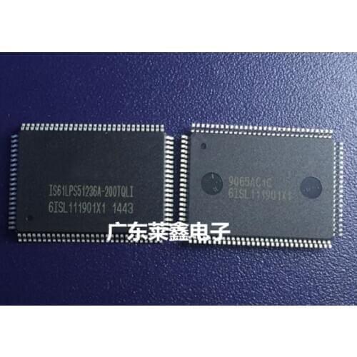 IS61LPS51236A-200TQLI SRAM Chip Sync Quad 3.3V 18M-bit 512K x 36, TQFP-100Pin IS61LPS51236A200TQLI