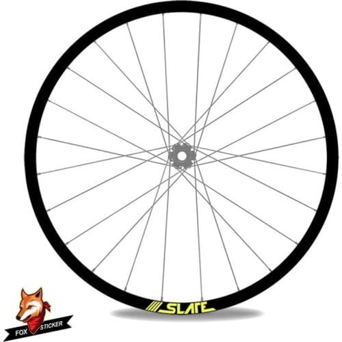 MTB Bicycle Carbon Wheels Rim Sticker 24/30/38/40/50/55/60/80/88mm Mountain Bike Wheels Decal for Cannondale-Slate