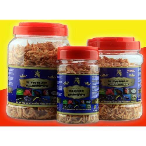 2017 New 1200ml/2000ml/3000ml Freeze Dried Shrimp Krill Fish Food Aquarium Freeze Dried Fish Food Tropical Fish Food