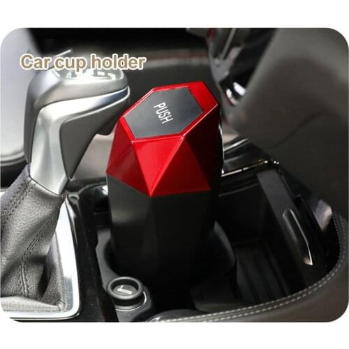 Upgrade Car Trash Can Auto Organizer Storage Bag Car Garbage Bin Ashtray Dust Case Holder Auto Accessories Red Gold Silver