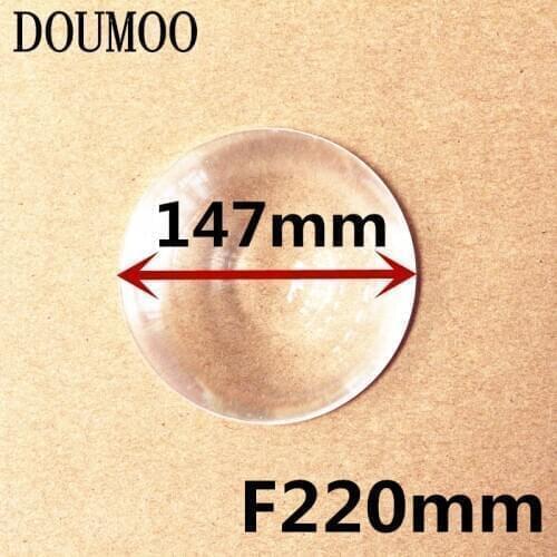 Support dropshipping 1 pcs / lot Diameter 147 mm Focal length 220 mm Fresnel Lens led condenser lens Round acrylic fresnel lens