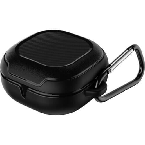 Shockproof Dust-proof Full Protective Cover with Carabiner Silicone Case Skin for -SAMSUNG Galaxy-Buds live Earphone