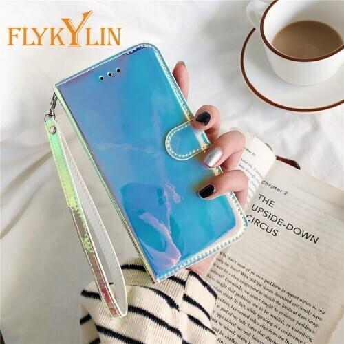 Luxury Phone Cases For Funda Samsung Galaxy S21 Plus S21 Ultra A12 A32 A42 Magnetic Flip Mirror-like Leather Wallet Cover Coques