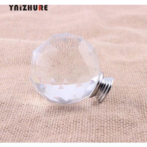 1PC 60mm*70mm Double Open Bathroom Door Handle On Both Sides The Crystal Shift Knob Cabinet Luxury Drawer Handles