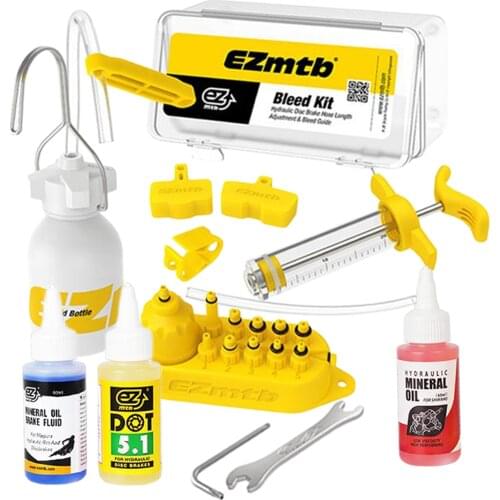 Bicycles Brake Bleed Kit Hydraulic Oil Mineral Disc Brake for Shimano, MTB Bikes Brake Repairing Tools