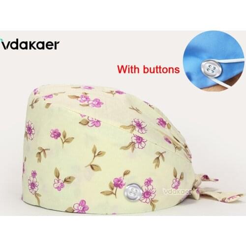 Classic style womens Biological operating room hats enfermera cap laboratory pet shop doctor hat surgicals hat farmacia hat