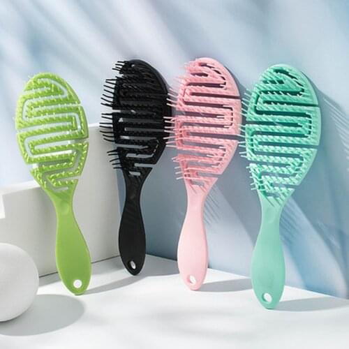 1pcs wet brush Comb tool barber Hair Brush Hair Styling Tools Anti Tangled Anti-static Head Massage Hairbrush Magic Comb