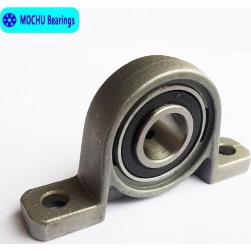 4pcs 10mm KP000 kirksite bearing insert bearing shaft support Spherical roller zinc alloy mounted bearings pillow block housing