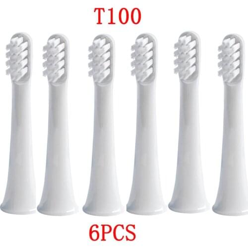 6Pcs Replacement ToothBrush Heads Xiaomi Mijia T100 Smart Electric Toothbrush Waterproof Cleaning Whitening Healthy